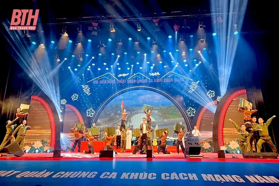 Đoàn nghệ thuật tỉnh Thanh Hóa thắng lớn tại Hội diễn Nghệ thuật quần chúng ca khúc cách mạng năm 2023 