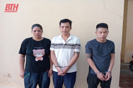 Công an huyện Như Xuân bắt giữ 3 đối tượng trộm chó