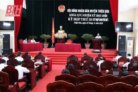 HĐND huyện Thiệu Hóa tổ chức kỳ họp chuyên đề thông qua các tờ trình của UBND huyện