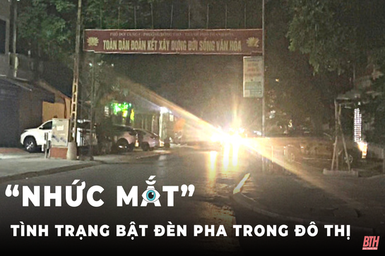 “Nhức mắt” tình trạng bật đèn pha trong đô thị