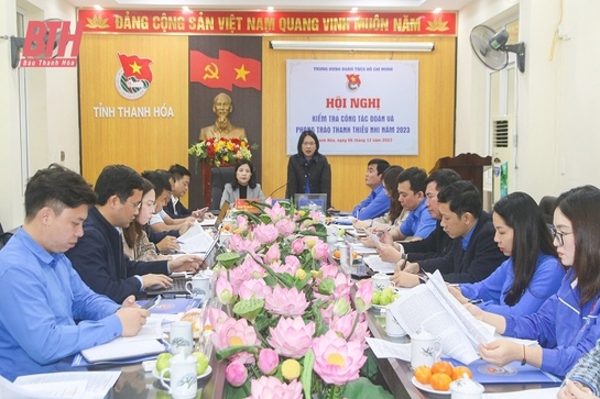 Kiểm tra công tác đoàn và phong trào thanh, thiếu nhi tại tỉnh Thanh Hóa