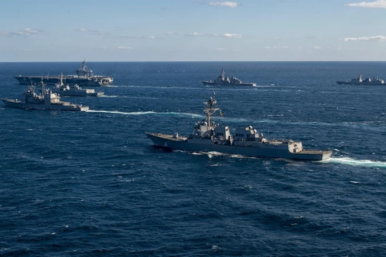 Mỹ, Nhật Bản và Hàn Quốc tập trận hải quân có quy mô lớn nhất từ trước đến nay