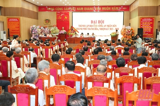 Đại hội thành lập Hội Cựu Công an Nhân dân TP Thanh Hóa nhiệm kỳ 2023- 2028
