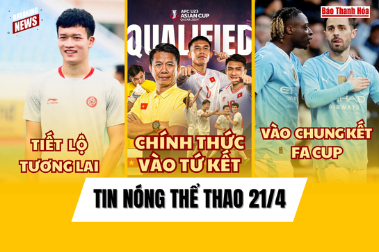 Tin thể thao 21/4: U23 Việt Nam và U23 Uzbekistan “dắt tay” nhau vào tứ kết