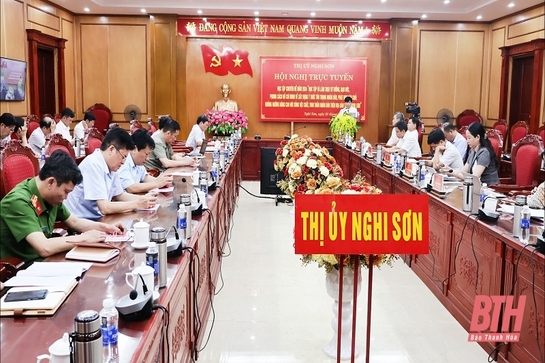 Thị ủy Nghi Sơn tổ chức hội nghị học tập chuyên đề năm 2024