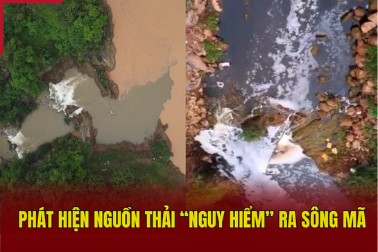 [Videoclip] Phát hiện nguồn thải “nguy hiểm” ra sông Mã?