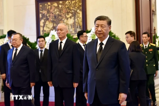 Tổng Bí thư, Chủ tịch Trung Quốc Tập Cận Bình viếng Tổng Bí thư Nguyễn Phú Trọng