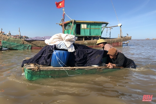 Ngư dân làng biển nhộn nhịp trong ngày Quốc khánh