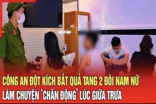 Điểm nóng 4/9: Công an đột kích bắt quả tang 2 đôi nam nữ đang sử dụng chất cấm