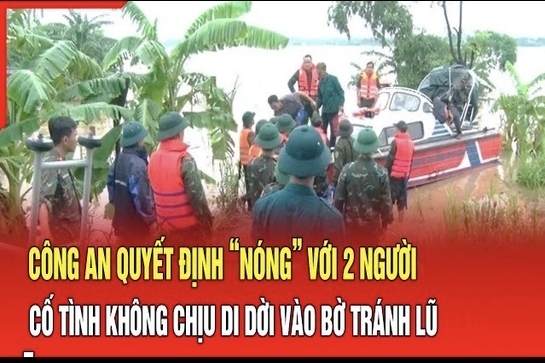 Điểm nóng sáng 13/9: 2 người bị xử phạt vì cố tình không đi tránh lũ