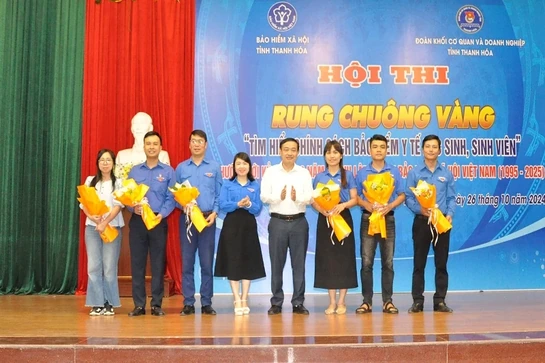 Sôi nổi Hội thi Rung chuông vàng “Tìm hiểu chính sách bảo hiểm y tế học sinh, sinh viên”