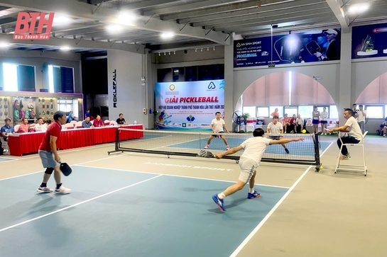 Khai mạc Giải Pickleball Hiệp hội Doanh nghiệp TP Thanh Hoá năm 2024