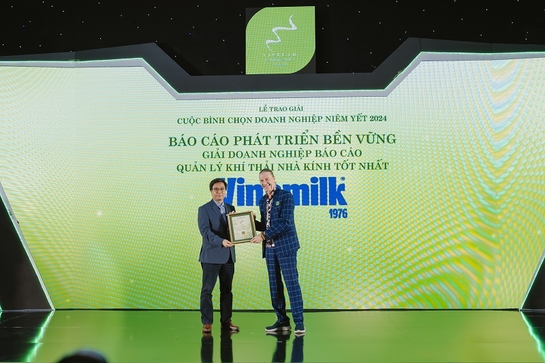 Vinamilk nhận loạt giải thưởng về quản trị và phát triển bền vững