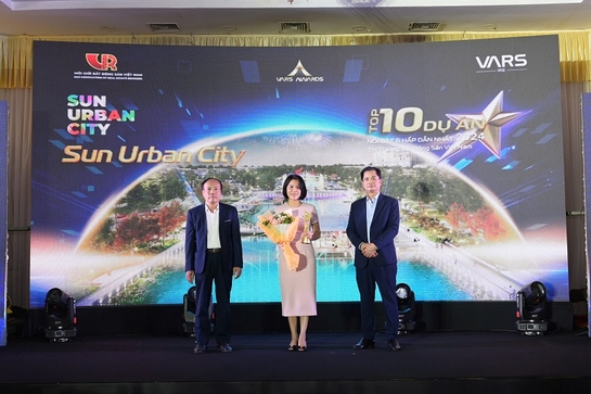 Sun Urban City Hà Nam tiếp tục lọt Top 10 Dự án nổi bật và hấp dẫn nhất thị trường bất động sản Việt Nam 2024