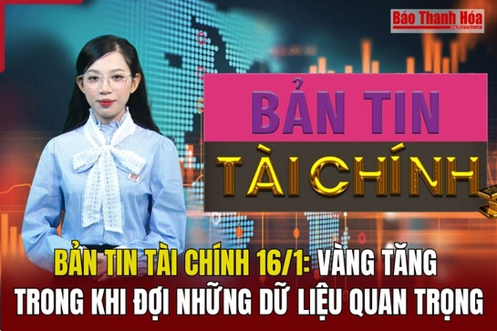 Bản tin Tài chính 16/1: Vàng tăng trong khi đợi những dữ liệu quan trọng