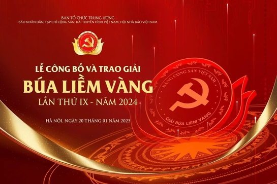 Tối nay diễn ra Lễ trao Giải Búa liềm vàng lần thứ 9