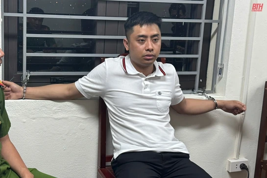 Công an Thanh Hoá bắt đối tượng truy nã đặc biệt nguy hiểm Bùi Đình Khánh