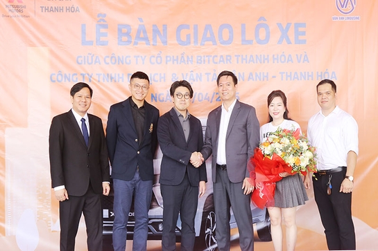 Mitsubishi Bitcar Thanh Hóa bàn giao lô 40 xe cho Công ty TNHH Du lịch và Vận tải Vân Anh