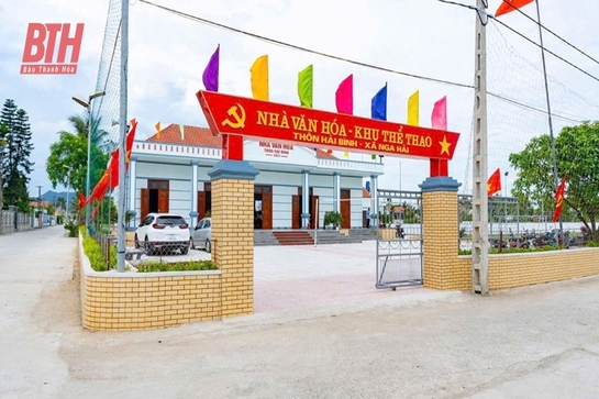 Nga Sơn huy động nguồn lực xây dựng thiết chế văn hóa - thể thao