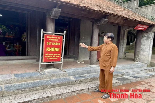 Xây dựng nếp sống văn minh  tại  các  di  tích
