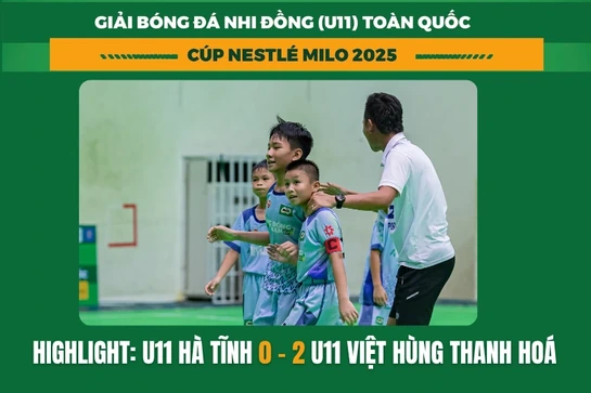 [HIGHLIGHT] U11 Hà Tĩnh 0-2 U11 Việt Hùng Thanh Hóa
