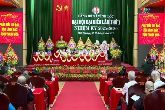 Đại hội đại biểu Đảng bộ xã Vĩnh Lộc lần thứ I, nhiệm kỳ 2025-2030