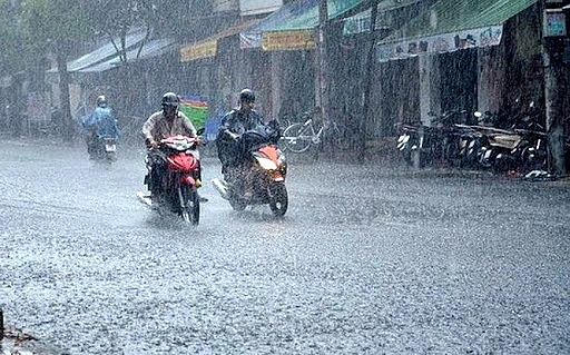 Từ đêm mai (10/7), khu vực Thanh Hóa có mưa lớn