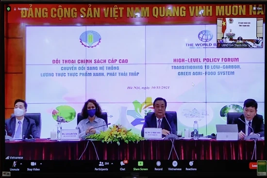 Đối thoại chính sách cấp cao về chuyển đổi sang hệ thống lương thực, thực phẩm xanh, phát thải thấp