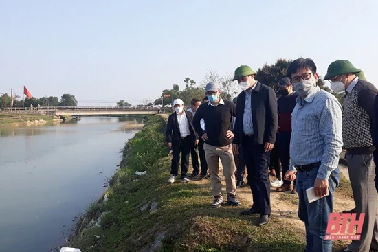 Đoàn công tác  Ngân hàng Phát triển Châu Á kiểm tra hiệu quả Dự án Phát triển hệ thống thủy lợi Bắc sông Chu và Nam sông Mã