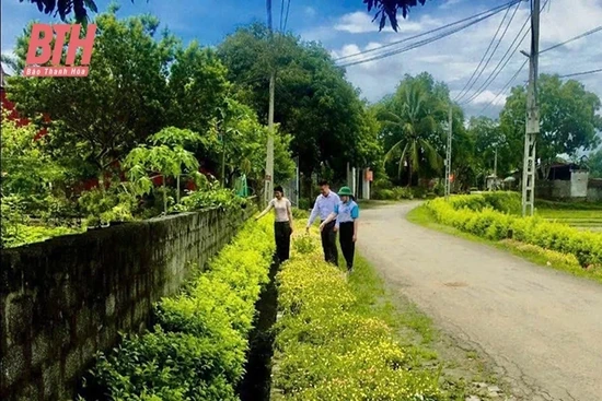 “Xanh hóa” tiêu chí nông thôn mới - cách làm của huyện Ngọc Lặc