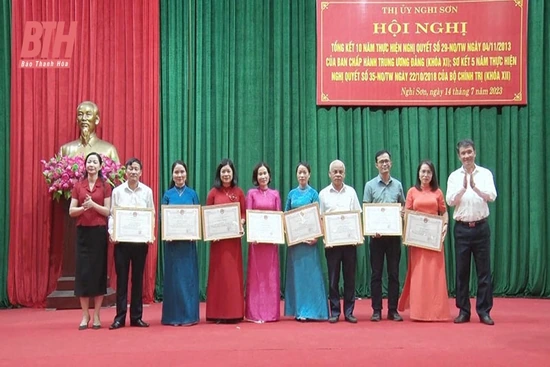 Thị xã Nghi Sơn thực hiện phương châm “đi trước mở đường, đi cùng thực hiện, đi sau tổng kết”