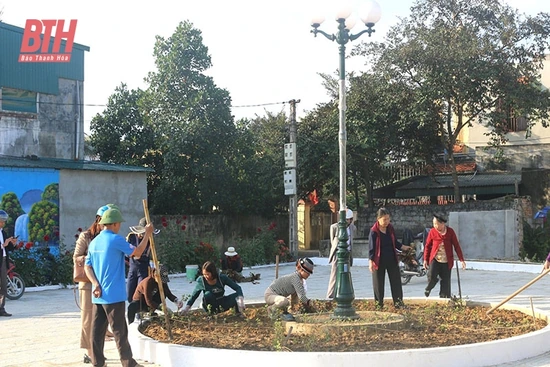 Thực hiện tiêu chí môi trường trong xây dựng nông thôn mới ở Hoằng Hóa