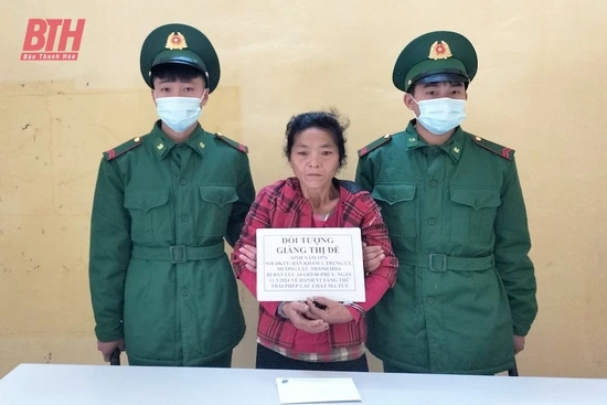 Đồn Biên phòng Trung Lý bắt quả tang đối tượng tàng trữ trái phép chất ma túy