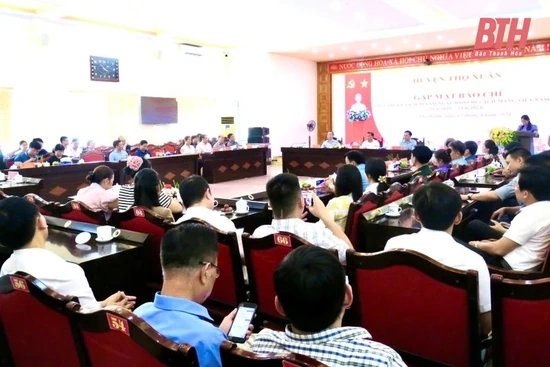 Thọ Xuân gặp mặt các  cơ quan  báo chí