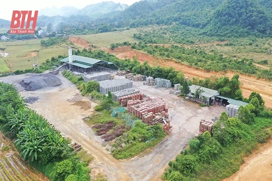 Bá Thước khắc phục khó khăn phát triển các cụm công nghiệp