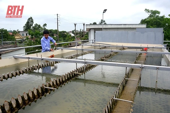 Đáp ứng tốt hơn nhu cầu sử dụng nước sạch trên địa bàn Hậu Lộc