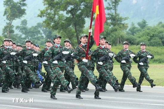 Hơn 7.000 cán bộ, chiến sỹ lần đầu hợp luyện diễu binh, diễu hành dịp Quốc khánh