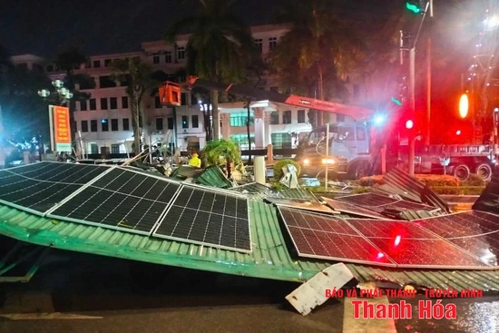 Nhiều địa phương trên địa bàn tỉnh bị ảnh hưởng của mưa dông