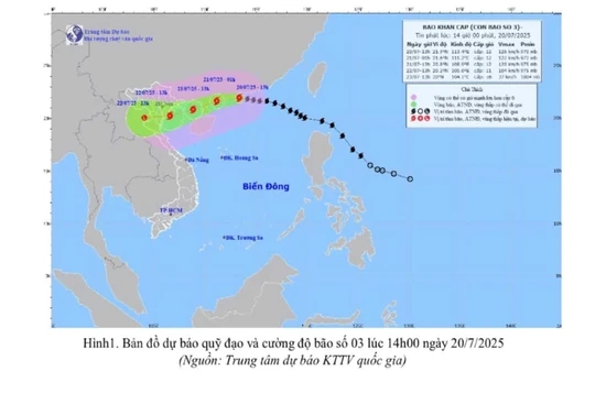 Thanh Hoá: Mưa to đến rất to và dông từ đêm 20/7 đến ngày 24/7