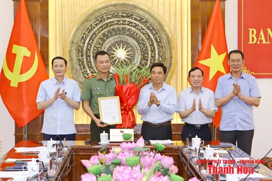 Chỉ định đồng chí Tô Anh Dũng, Giám đốc Công an tỉnh tham gia Ban Chấp hành, Ban Thường vụ Tỉnh ủy Thanh Hóa