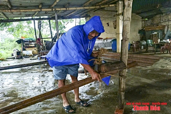 Người dân ven biển chủ động ứng phó với bão số 3