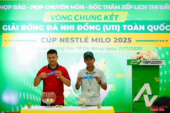 U11 Việt Hùng Thanh Hoá rơi vào bảng đấu đầy thử thách tại VCK giải Bóng đá Nhi đồng (U11) toàn quốc