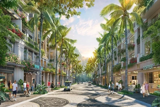 Hỷ Phường, Tài Phường: Phố tài lộc trung tâm dự án Sun Group Cát Bà