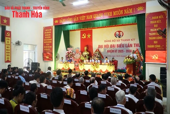 Đại hội đại biểu Đảng bộ xã Thanh Kỳ lần thứ I, nhiệm kỳ 2025-2030
