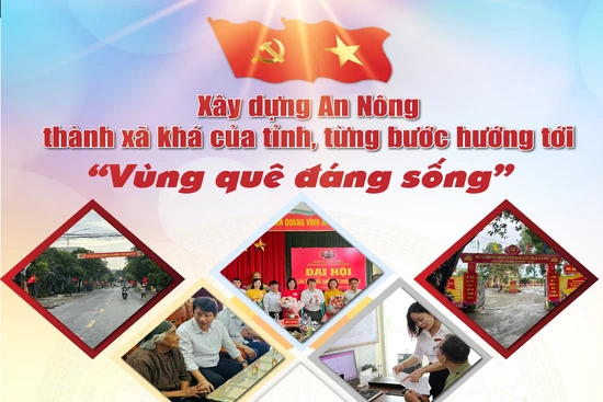 Xây dựng An Nông thành xã khá của tỉnh, từng bước hướng tới “vùng quê đáng sống”