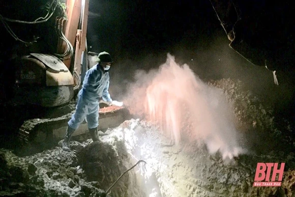 Tăng cường chỉ đạo công tác tiêu hủy trâu, bò chết do mắc bệnh Viêm da nổi cục