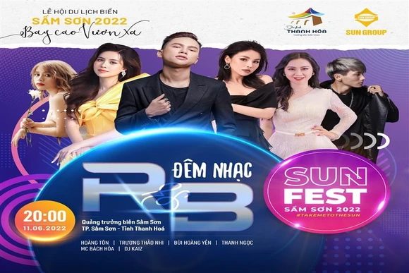 Đêm nhạc R&B Sun Fest Sầm Sơn: Cuộc hội ngộ của những cá tính âm nhạc trẻ