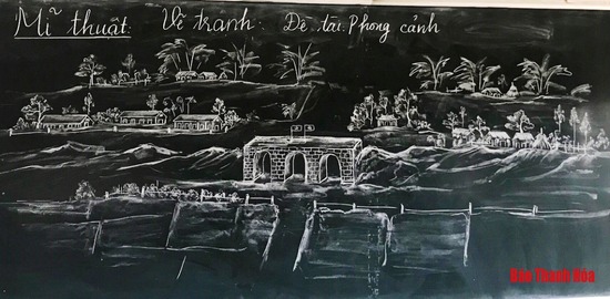 Cách vẽ tranh phong cảnh bằng phấn