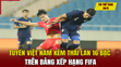 Tin thể thao 20/9: Tuyển Việt Nam kém Thái Lan 16 bậc trên bảng xếp hạng FIFA