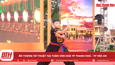 Ấn tượng võ thuật tại Tuần Văn hoá TP Thanh Hoá - TP Hội An